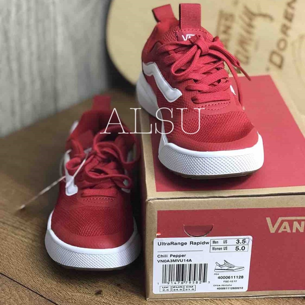 NWT VANS ULtra Range Rapidw Chilli Paper Kids - Picture 5 of 8
